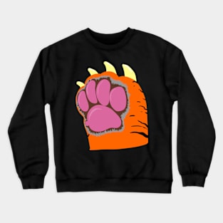 Tiger's Paw With Claws | Lilla The Lamb Crewneck Sweatshirt